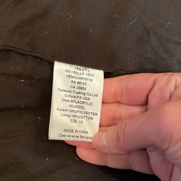 Western puffer vest - Picture 4 of 5